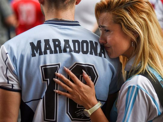 In Pictures: Fans mourn soccer legend Diego Maradona