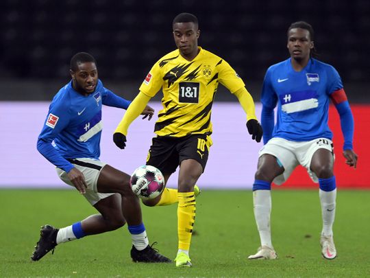 Moukoko, 16, makes history as Bundesliga’s youngest player for Dortmund