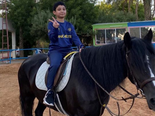 Horse-riding dream inspires Emirati schoolboy to take control of Type 1 diabetes in Abu Dhabi