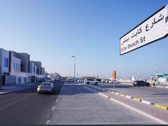 Two streets renamed as Kite Beach Street in Dubai