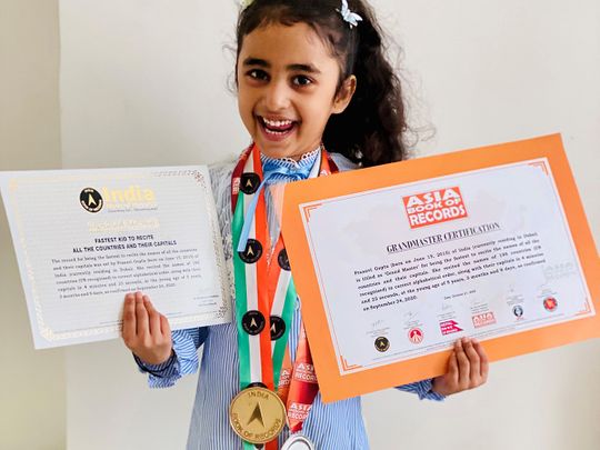 Around the world in under five minutes: Dubai girl can name all nations in a flash