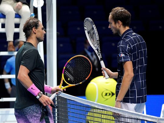 ATP Finals: Daniil Medvedev beats Rafael Nadal to set up Dominic Thiem title match