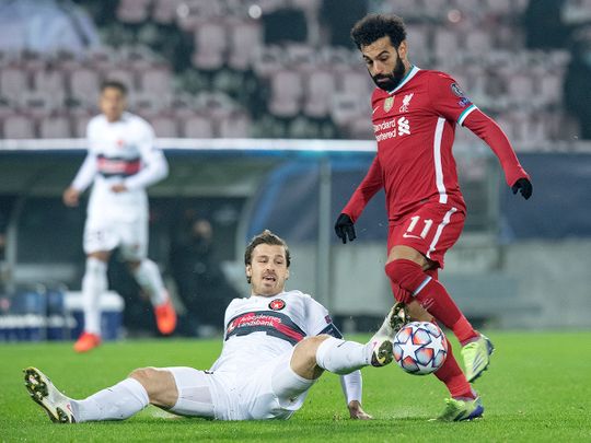 Champions League: Salah breaks record as Liverpool held by Midtjylland