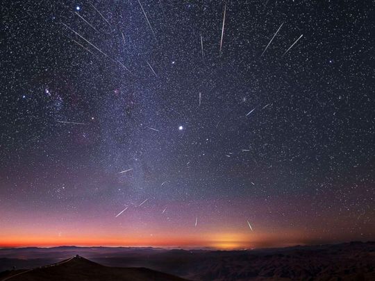Pictures: Spectacular meteor showers seen by UAE viewers over the years