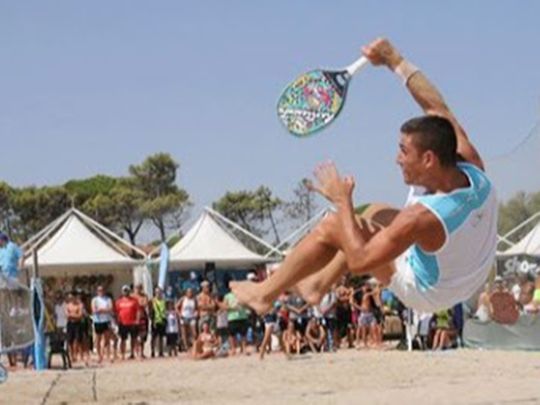 Beach tennis takes off in the UAE