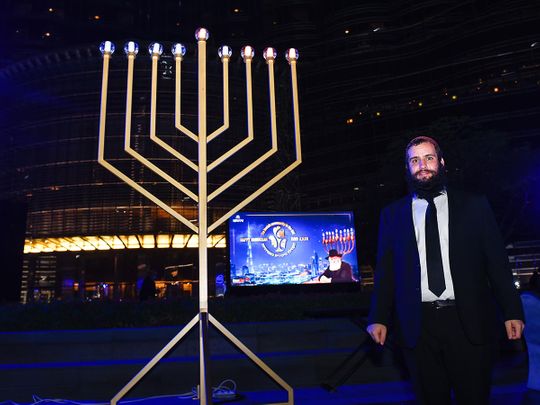 Look: Hanukkah celebrations at Dubai’s Burj Khalifa