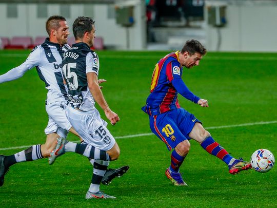 Messi grabs winner for struggling Barcelona in La Liga