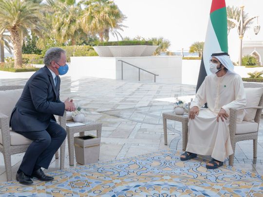 Sheikh Mohammed receives Executive Director of UN World Food Programme