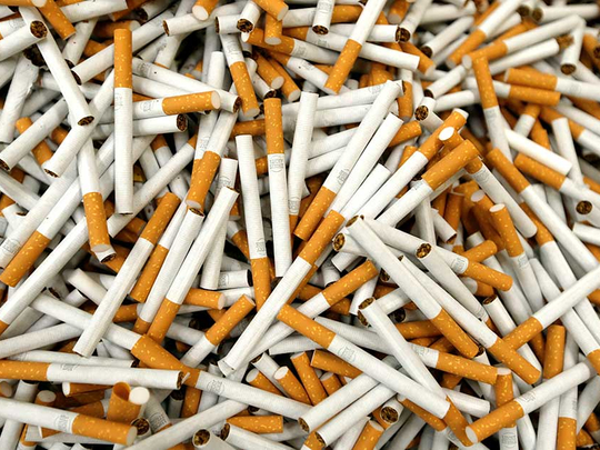 Massive haul of illegal cigarettes, banned pan products seized in Dubai Massive haul of illegal cigarettes, banned pan products seized in Dubai