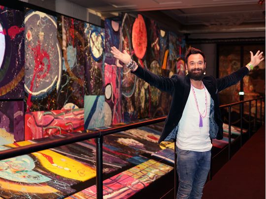 UK artist Sacha Jafri explains his Guinness World Record-holding painting in UAE, ‘The Journey of Humanity’ UK artist Sacha Jafri explains his Guinness World Record-holding painting in UAE, ‘The Journey of Humanity’