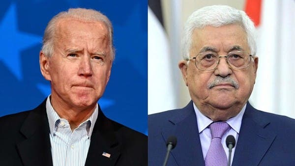 بايدن للرئيس الفلسطيني: نبذل جهوداً للوصول إلى تهدئة
